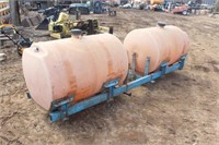 (2) 160-Gallon Sprayer Tanks on Carrier