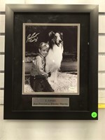 Autographed 8 x 10 photo of Jon Provost w/ Lassie