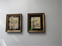 2 FRAMED PICTURES