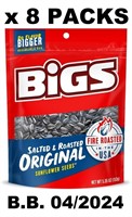 8 x 140g BIGS SUNFLOWER SEEDS - B.B. 04/2024