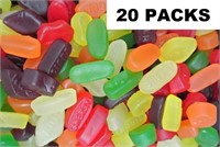 20 x 140g MIGHTY MARKED WINE GUMS - B.B. 02/2024