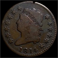 1814 Classic Head Large Cent NICELY CIRCULATED