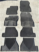 Ford Focus Floor Mats Full Set (Rubber & Carpet)