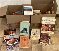 Cookbooks - 2 medium boxes