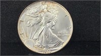 Key 1986 Silver Eagle 1oz First Year Minted