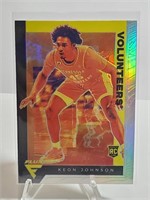 2021 Panini Flux Silver Prizm Keon Johnson RC