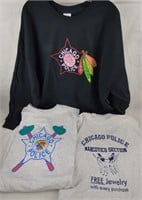 Chicago Police/ BlackHawks Promo T- Shirts
