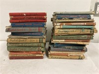 30 old school books. Various conditions