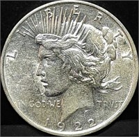 1922 Peace Silver Dollar