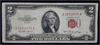 1953 $2 Red Seal Legal Tender Bank Note