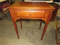SOLID WOOD SEWING MACHINE TABLE/ NO MACHINE