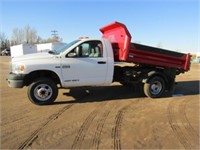 07 Dodge Ram 3500 5.7L V8, Auto, 4x4, w/Dump Box