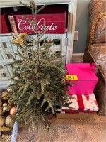Christmas tree and packages