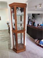 Lighted Curio Cabinet-Contents not included