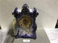 Vintage porcelain mantel clock