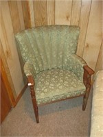 Channel back chair