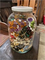 Jar of jewelry