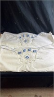 Pair of embroidery pillow cases