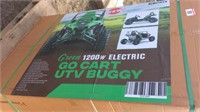Unused Green 1200 Watt Electric Go Cart