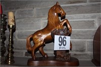 Wooden Horse Statue