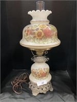 Vintage Hurricane Table Lamp.