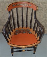 Hand Painted Casual Arm Chair