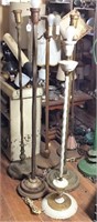 Selection of Vintage Floor Lamps. Lot of 5