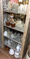 Large Selection of Glass Lamp Globes, Shades