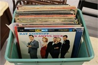 Crate of Vintage Albums