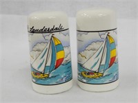 Ft Lauderdale Sailboat Souvenir S&P Set