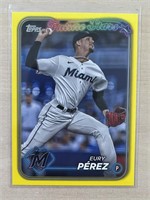 Eury Perez 2024 Topps Yellow