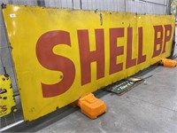 Original Shell BP 2 Piece Enamel Sign- 3640 x 980