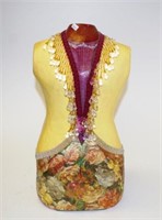 Painted Mannequin with beads