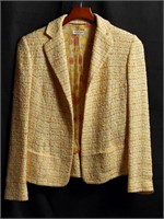 Agnona yellow tweed blazer, Italy, size