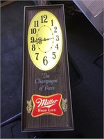 Miller lighted clock