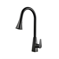 Houzer CAT-172-MB Single Hole Kitchen Faucet with