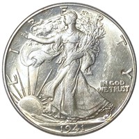 1941-D Walking Liberty Half Dollar NICELY CIRC