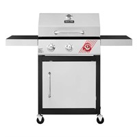 3-Burner Propane Gas Grill in Stainless Steel with