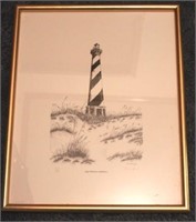 Ron Harris Lighthouse Print - Signed #238/500