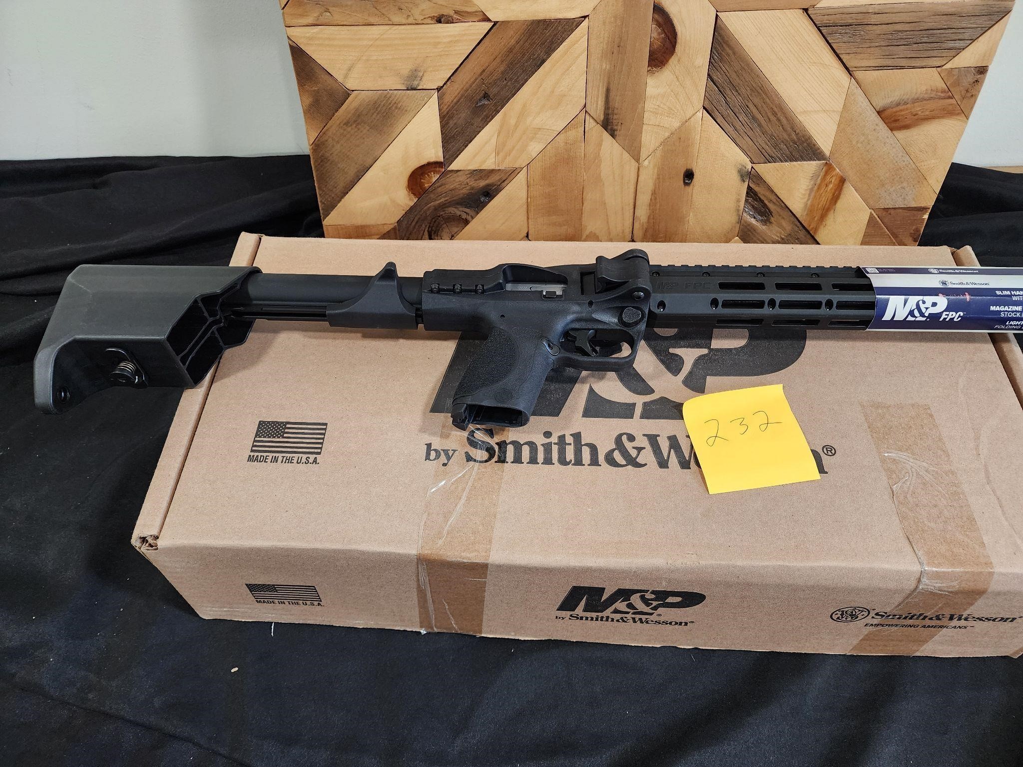 NEW SMITH & WESSON FOLDING PISTOL CARBINE 9MM