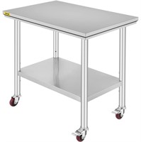 Vevor Mophorn Stainless Steel Work Table 36x24
