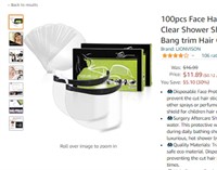 100pcs Face Hairspray Shield