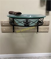 Wall Mount Wrought Iron 20" Vanity-Unassemled