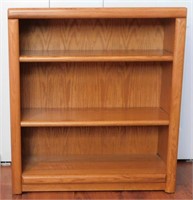 Solid Oak 3 Shelf Bookcase (1 of 2)