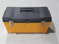 Stack On Hard Plastic Tool Box With Inner Tray