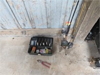 Fishing Poles & Tackle Box w/contents