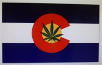 Colorado Pot Flag 3ft X 5ft