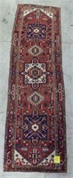 ARDEBIL HAND KNOTTED WOOL RUNNER 10'9" X 3'2"