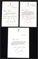 QUEEN CONSORT CAMILLA SIGNED TYPED LETTERS