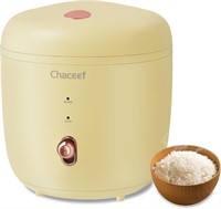 CHACEEF Mini Rice Cooker 2-Cups Uncooked, 1.2L